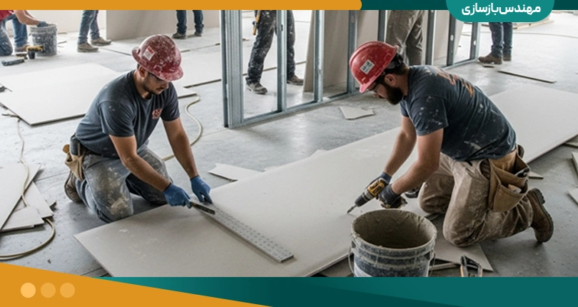 فروش و اجرای کناف کاری ساختمان