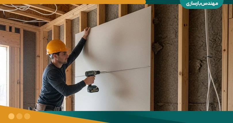 فروش و اجرای کناف کاری ساختمان