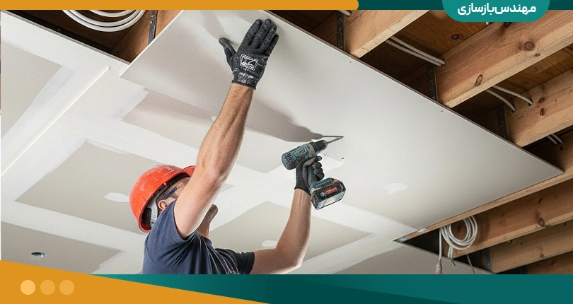 فروش و اجرای کناف کاری ساختمان