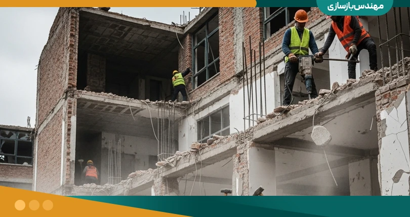 تخریب ساختمان با تیم مجرب و قیمت استثنایی