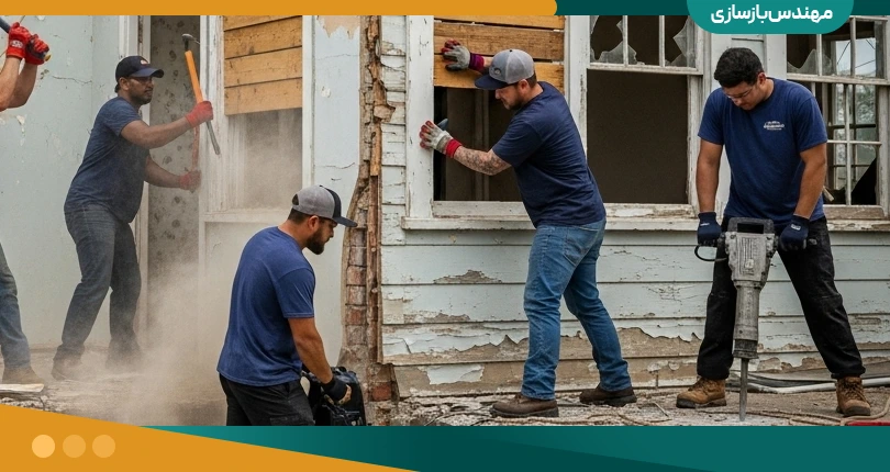 تخریب ساختمان با تیم مجرب و قیمت استثنایی