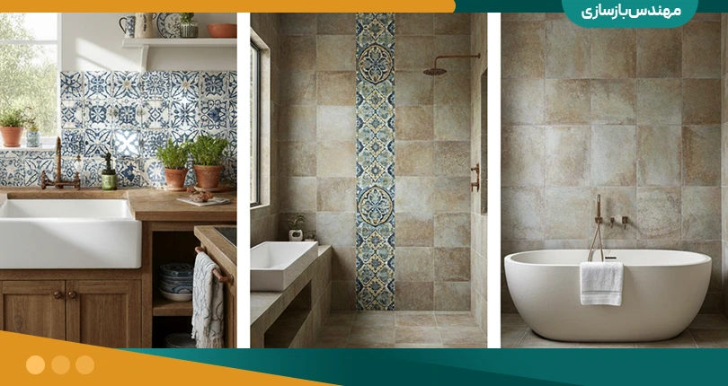 کاشی کاری و سرامیک کاری حرفه‌ای در تهران